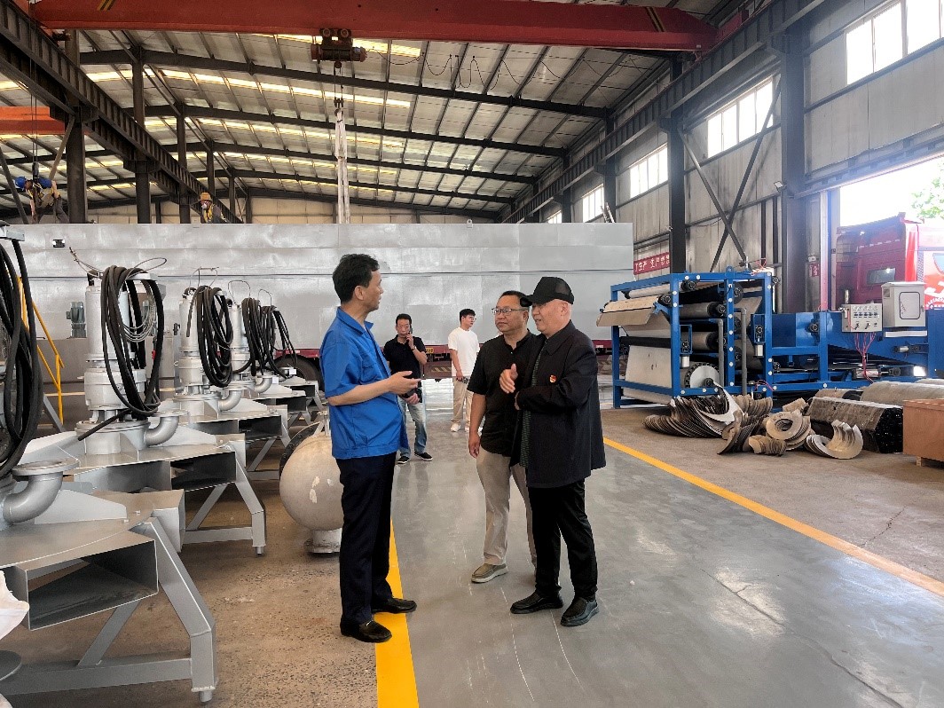 藍海環境科技與合作伙伴深入洽談污水處理項目合作